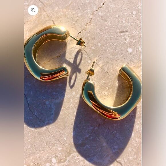 Anna Rossi Scandi Good Chunky Hoop Earring - Picture 2 of 2